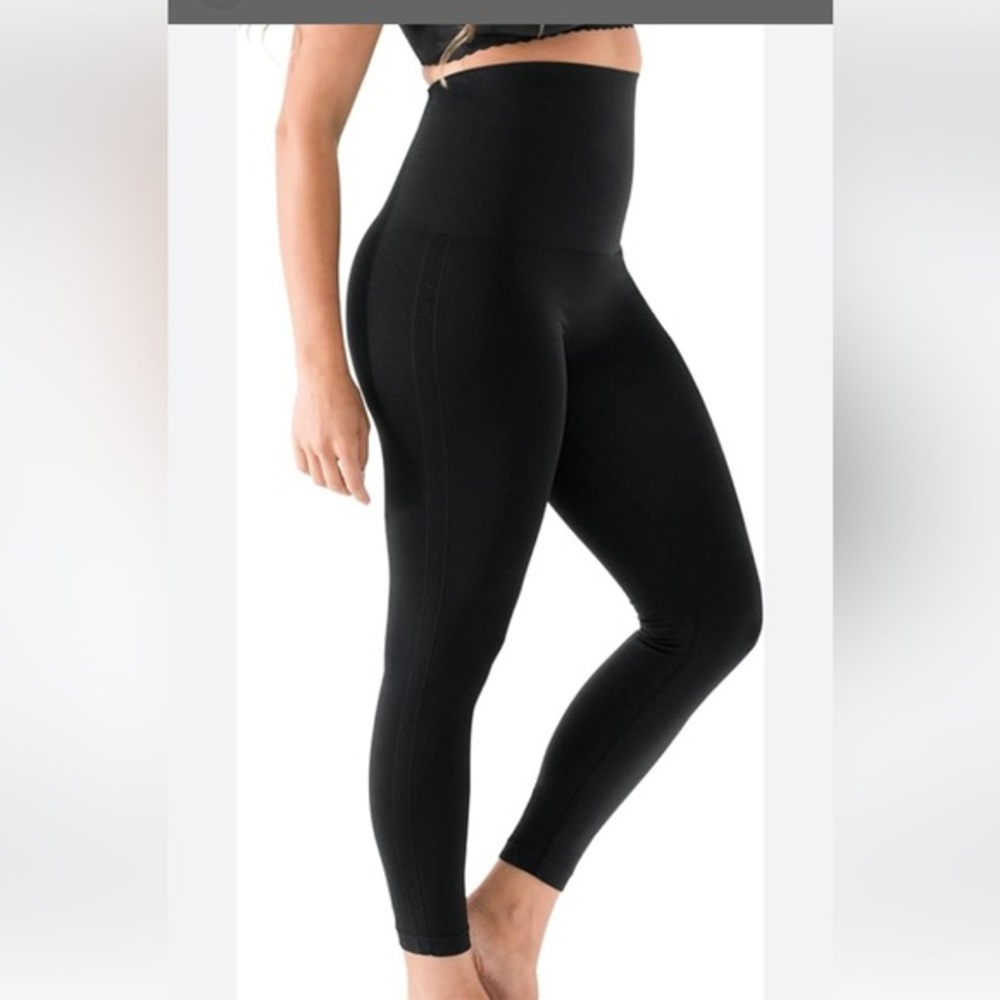 Mother Trucker Shapewear Black Leggins Womens Size L